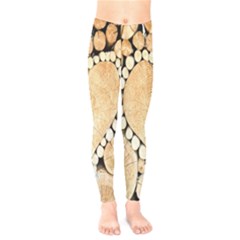 Wooden Heart Kids  Leggings