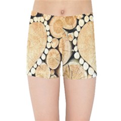 Wooden Heart Kids  Sports Shorts