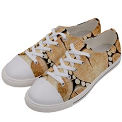 Wooden Heart Men s Low Top Canvas Sneakers