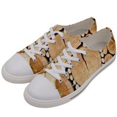 Wooden Heart Women s Low Top Canvas Sneakers