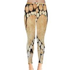 Wooden Heart Inside Out Leggings