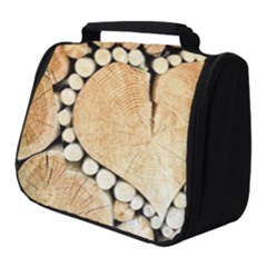 Wooden Heart Full Print Travel Pouch (Small)