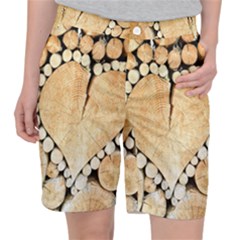 Wooden Heart Pocket Shorts