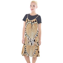 Wooden Heart Camis Fishtail Dress