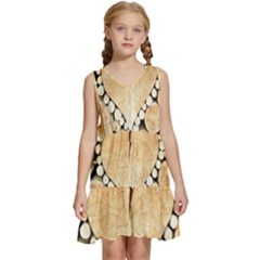 Wooden Heart Kids  Sleeveless Tiered Mini Dress