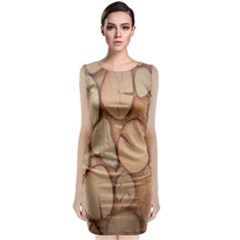 Wood-logs Classic Sleeveless Midi Dress by nate14shop