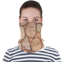 Wood-logs Face Seamless Bandana (adult) by nate14shop