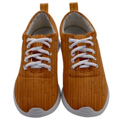 Antique Wood Texture Mens Athletic Shoes by nate14shop