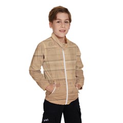 Wood-panel Kids  Windbreaker by nate14shop