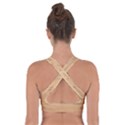 Wood-panel Cross Back Sports Bra View2