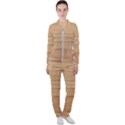 Wood-panel Casual Jacket and Pants Set View1