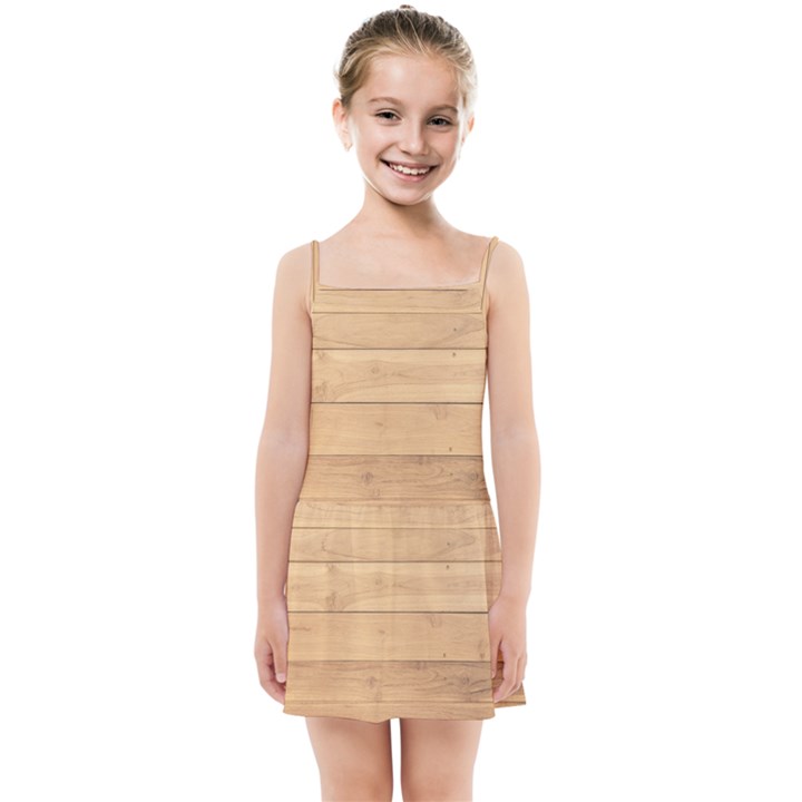 Wood-panel Kids  Summer Sun Dress