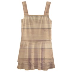 Wood-panel Kids  Layered Skirt Swimsuit by nate14shop