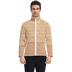 Wood-panel Men s Bomber Jacket