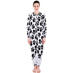 Abstract-black-white Onepiece Jumpsuit (ladies) by nate14shop