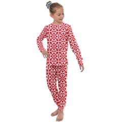 Background-heart Kids  Long Sleeve Set  by nate14shop