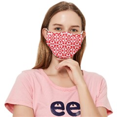 Background-heart Fitted Cloth Face Mask (adult) by nate14shop