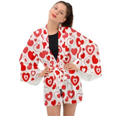 Cards-love Long Sleeve Kimono