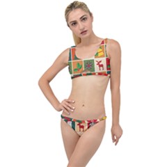 Christmas-pattern The Little Details Bikini Set