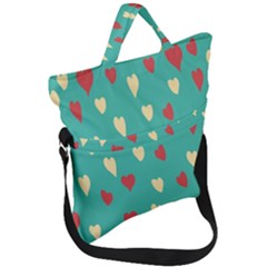 Love Fold Over Handle Tote Bag by nate14shop