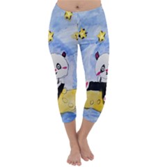 Panda Capri Winter Leggings  by nate14shop