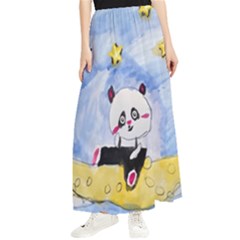 Panda Maxi Chiffon Skirt by nate14shop