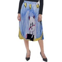 Panda Classic Velour Midi Skirt  by nate14shop