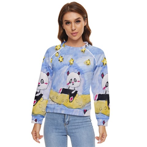 Panda Women s Long Sleeve Raglan Tee by nate14shop