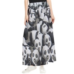 Panda-bear Maxi Chiffon Skirt by nate14shop