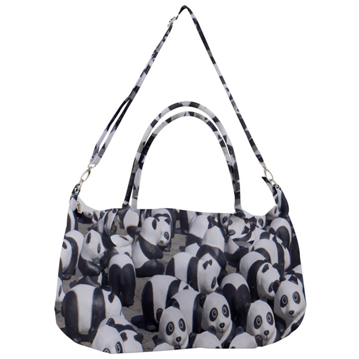 Panda-bear Removal Strap Handbag