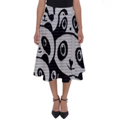 Street-art Perfect Length Midi Skirt by nate14shop