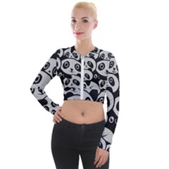 Street-art Long Sleeve Cropped Velvet Jacket by nate14shop