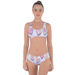 Valentines-day Criss Cross Bikini Set by nate14shop