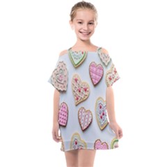 Valentines-day Kids  One Piece Chiffon Dress by nate14shop