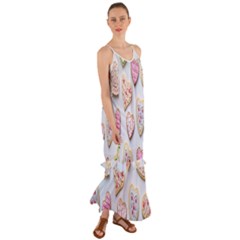 Valentines-day Cami Maxi Ruffle Chiffon Dress by nate14shop