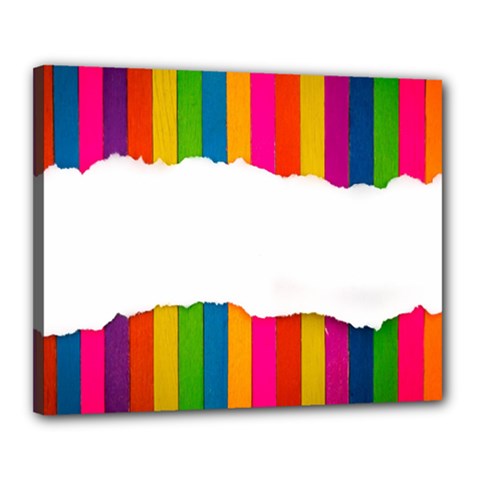 Art-and-craft Canvas 20  X 16  (stretched) by nate14shop