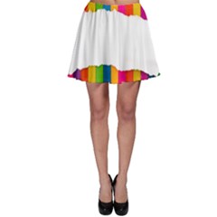 Art-and-craft Skater Skirt by nate14shop