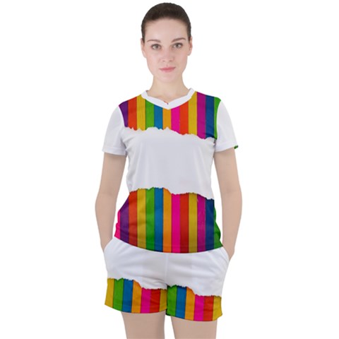 Art-and-craft Women s Tee And Shorts Set by nate14shop