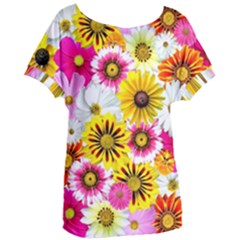 Blossoms Women s Oversized Tee