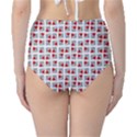 Spanish Love Phrase Motif Pattern Classic High-Waist Bikini Bottoms View2