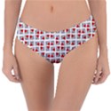 Spanish Love Phrase Motif Pattern Reversible Classic Bikini Bottoms View1