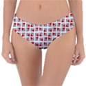 Spanish Love Phrase Motif Pattern Reversible Classic Bikini Bottoms View3