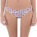 Spanish Love Phrase Motif Pattern Reversible Hipster Bikini Bottoms View3