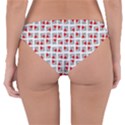 Spanish Love Phrase Motif Pattern Reversible Hipster Bikini Bottoms View4