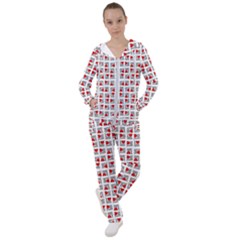 Spanish Love Phrase Motif Pattern Women s Tracksuit by dflcprintsclothing