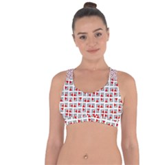 Spanish Love Phrase Motif Pattern Cross String Back Sports Bra by dflcprintsclothing