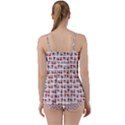 Spanish Love Phrase Motif Pattern Babydoll Tankini Set View2