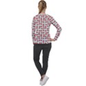 Spanish Love Phrase Motif Pattern Women s Long Sleeve Raglan Tee View2