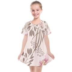 Bohemian Pastel Flowers Kids  Smock Dress by HWDesign