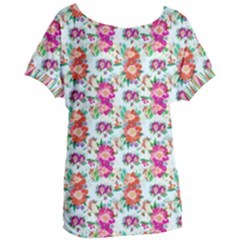 Floral Women s Oversized Tee